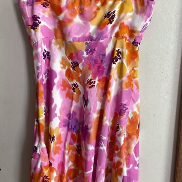 NICHOLAS Simie Gathered Floral-Print Satin-Twill Mini Dress Pink - Picture 11 of 16